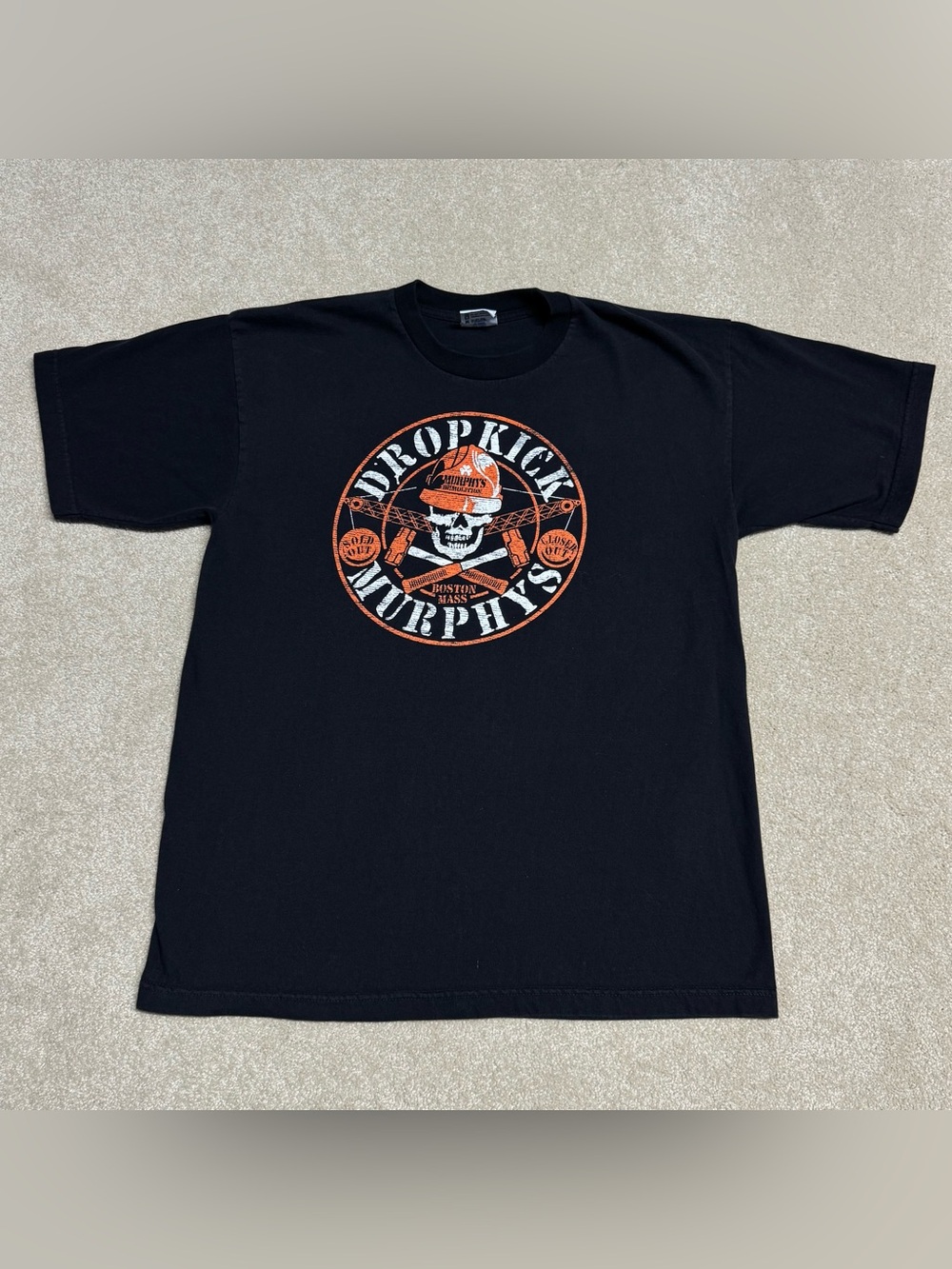 Vintage Dropkick Murphys Shirt Men’s XL Black Punk Band Tour Boston Irish Rock